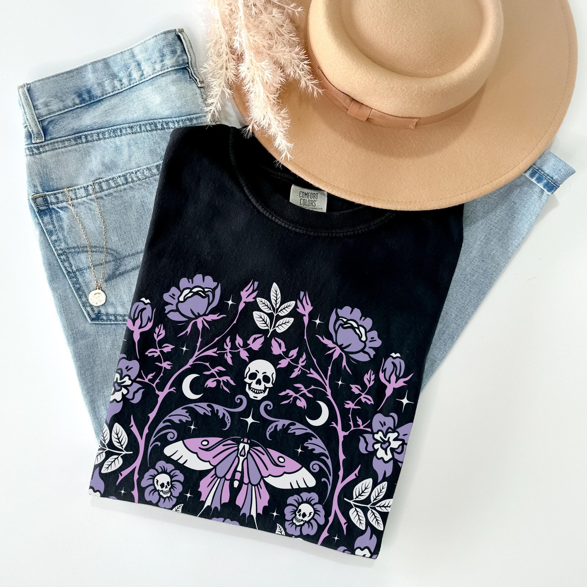 Gothic Garden Comfort Colors TShirt - Esdee