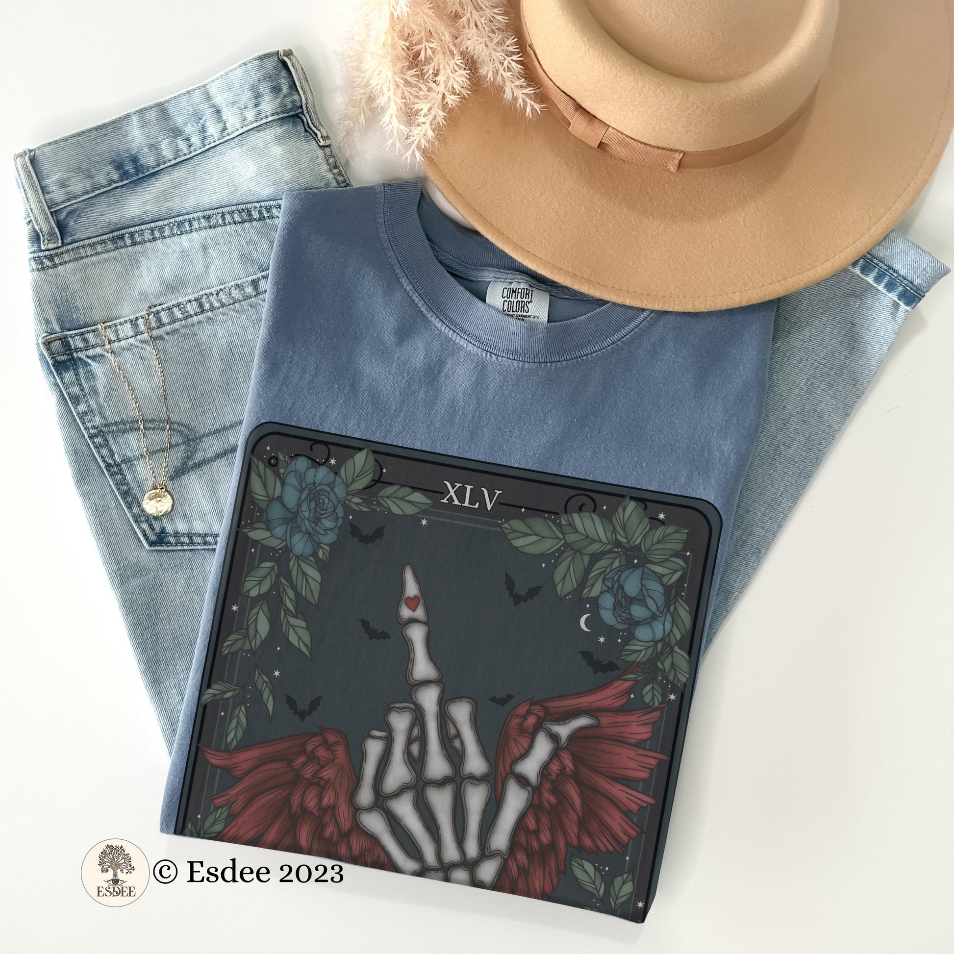 The Last One Tarot Card Unisex Comfort Colors TShirt -Esdee