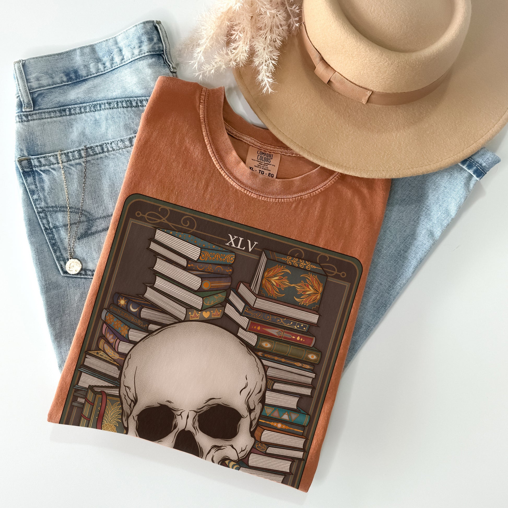 Death by TBR Tarot Card Comfort Colors TShirt - Esdee