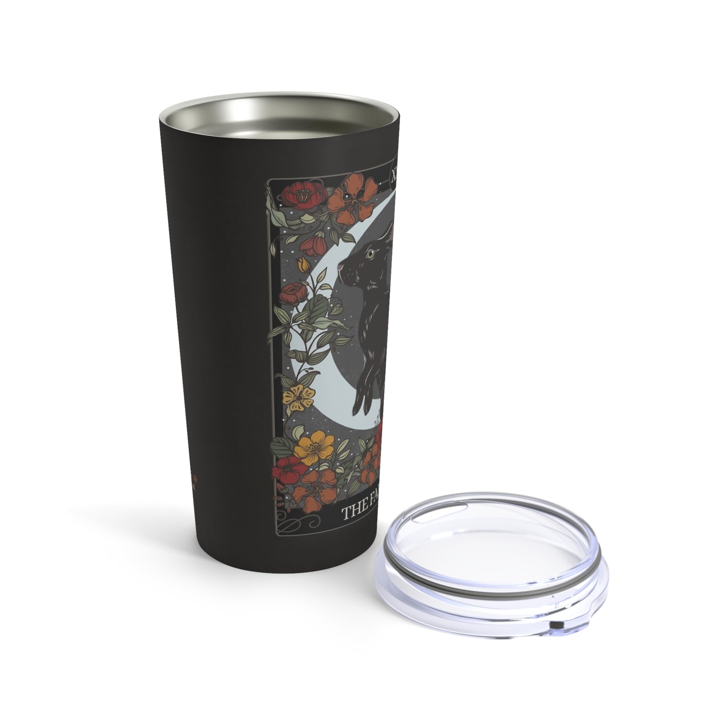 Familiar Tarot Card Custom 20oz Tumbler - Esdee