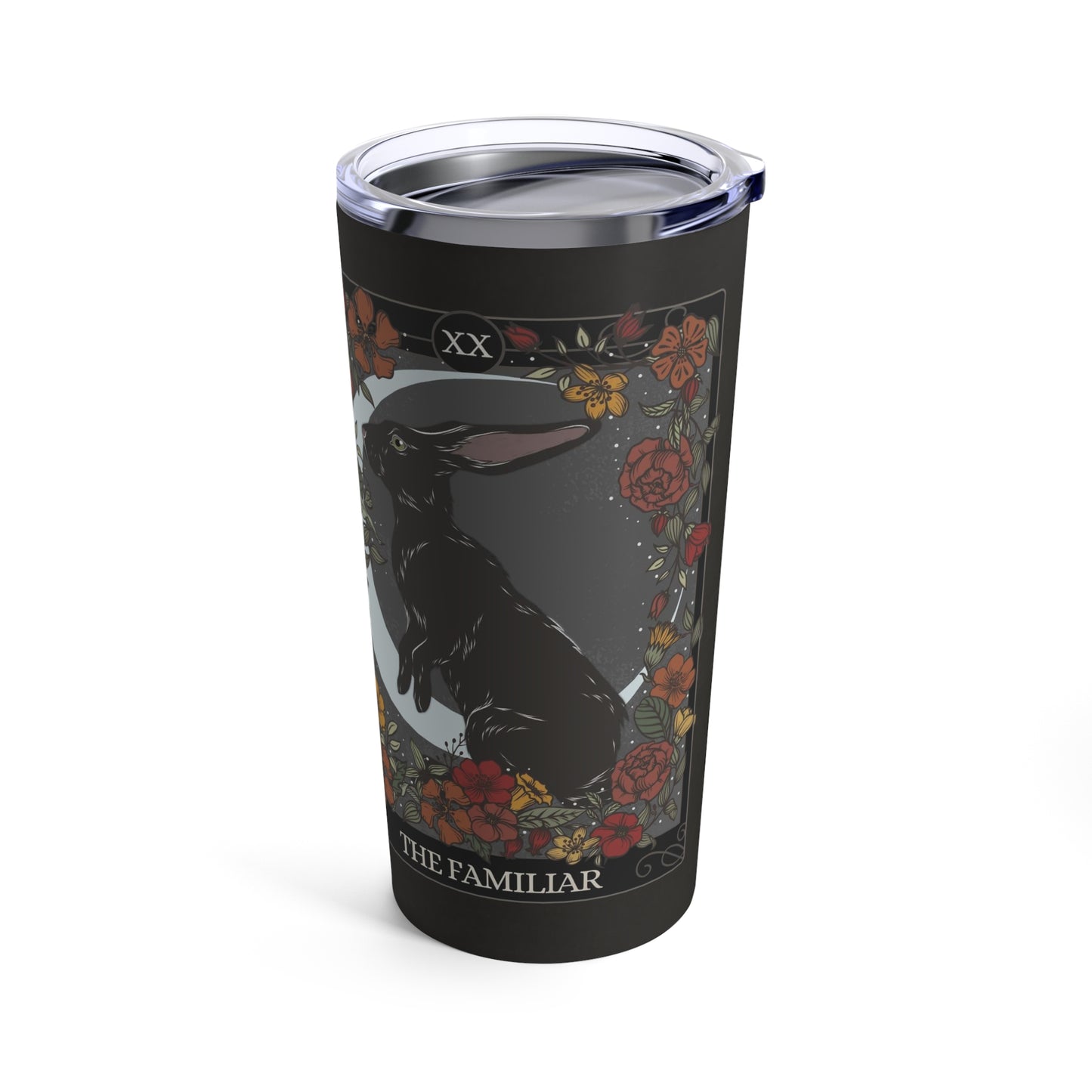 Familiar Tarot Card Custom 20oz Tumbler - Esdee