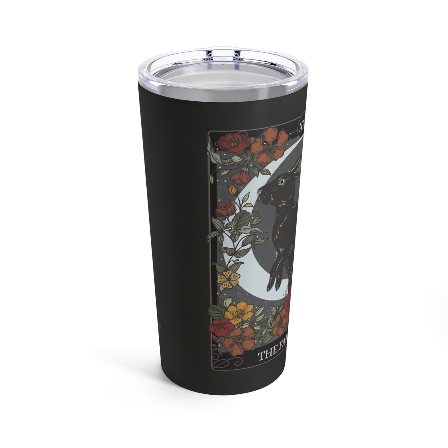 Familiar Tarot Card Custom 20oz Tumbler - Esdee