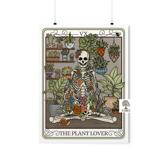 Plant Lover Tarot Card Vertical Poster - Esdee