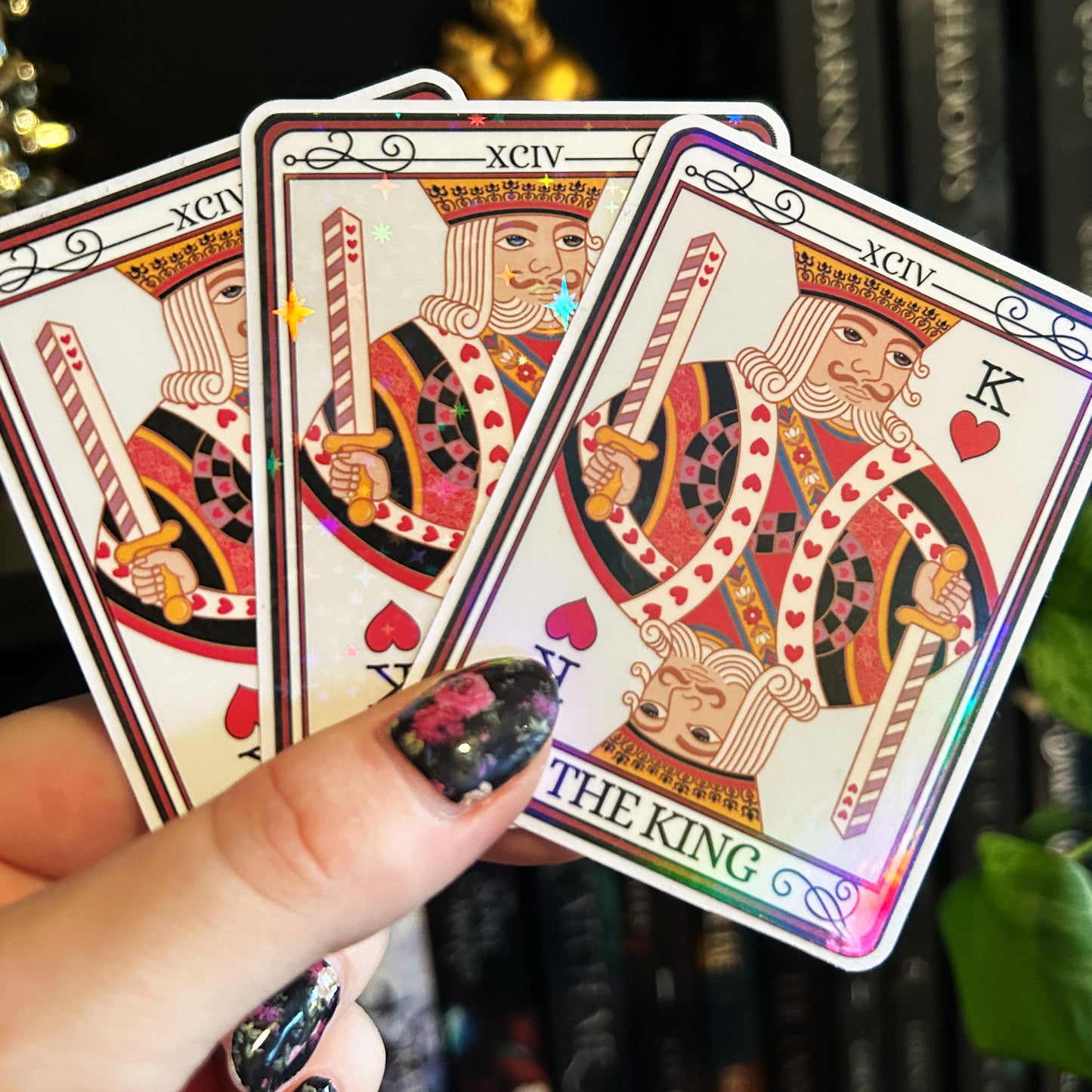 The King Tarot Card Sticker - Esdee