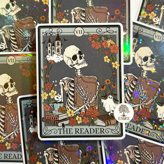 The Reader Tarot Card Sticker - Esdee