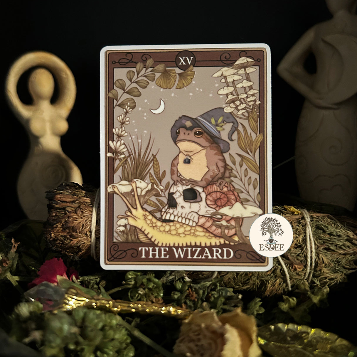 The Wizard Tarot Card Sticker - Esdee