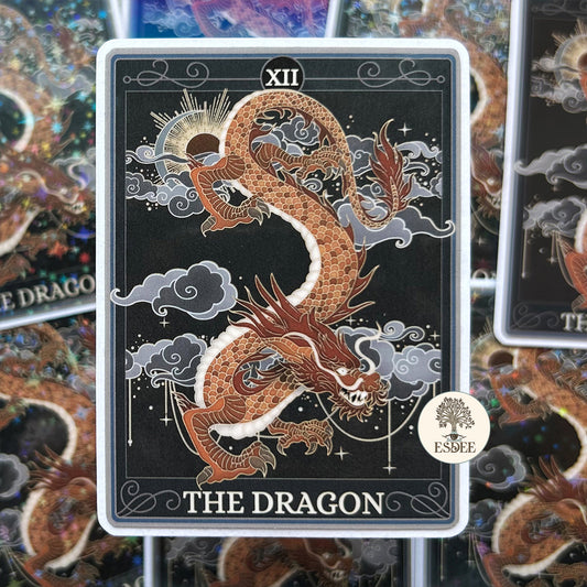 The Dragon Tarot Card Sticker - Esdee