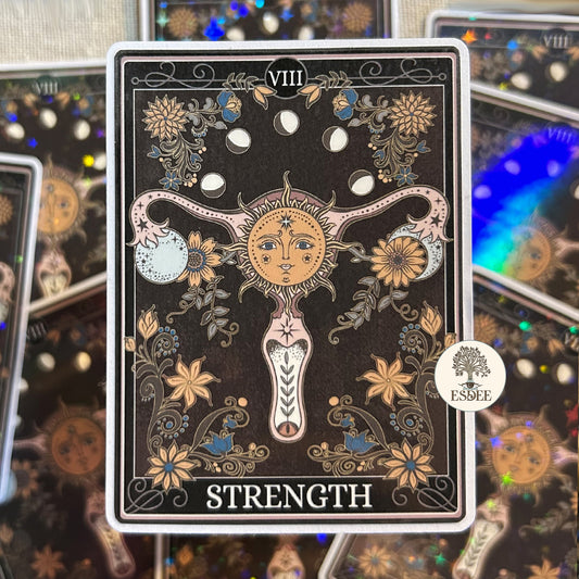 Strength Tarot Card Sticker - Esdee