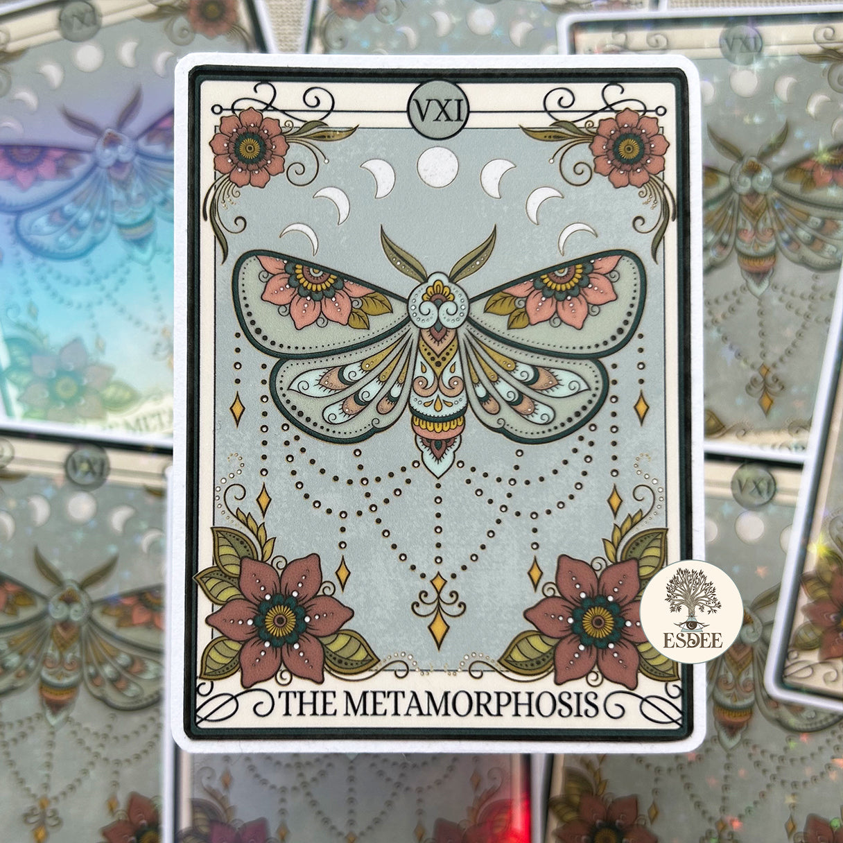 The Metamorphosis Tarot Card Sticker - Esdee