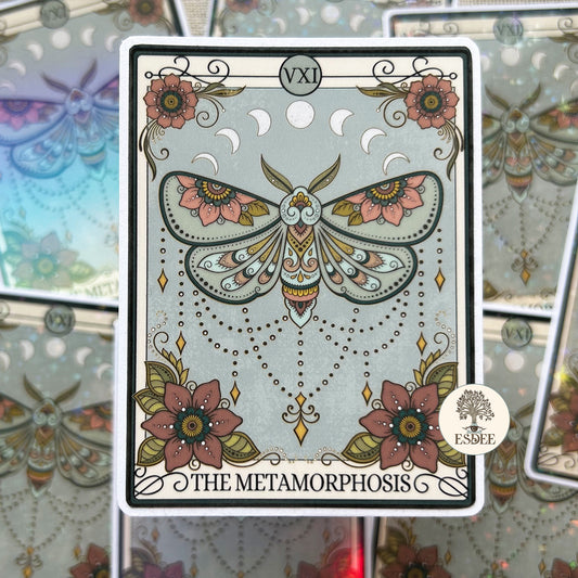 The Metamorphosis Tarot Card Sticker - Esdee