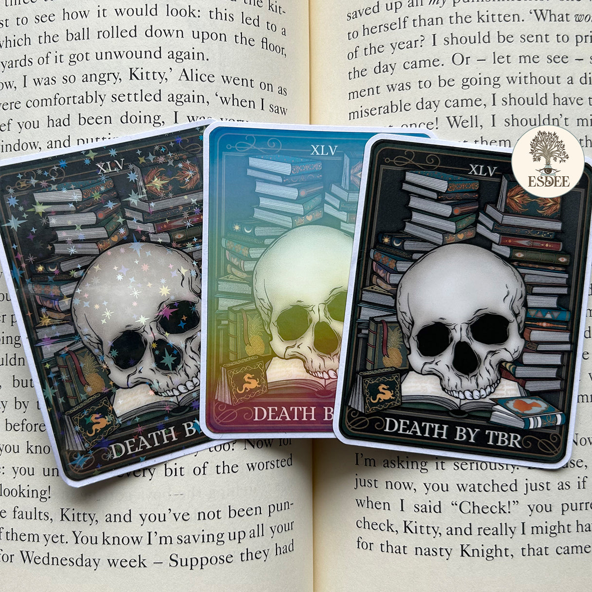 Death by TBR Tarot Card Sticker -Esdee