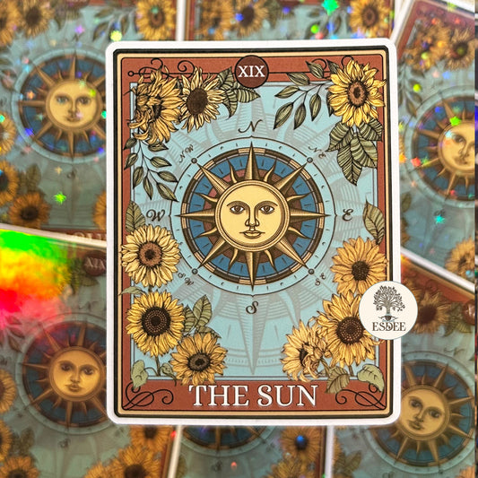 The Sun Tarot Card Sticker - Esdee