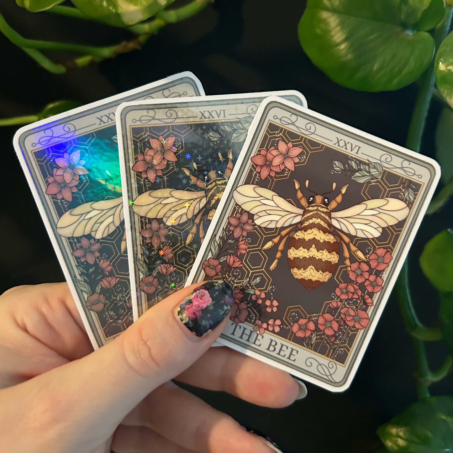 The Bee Tarot Card Sticker