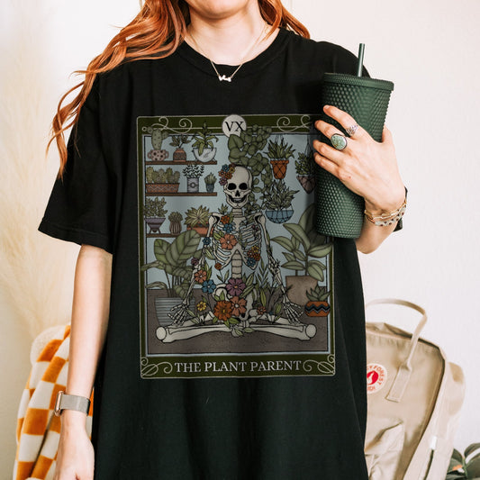 Plant Parent Tarot Card Comfort Colors TShirt - Esdee