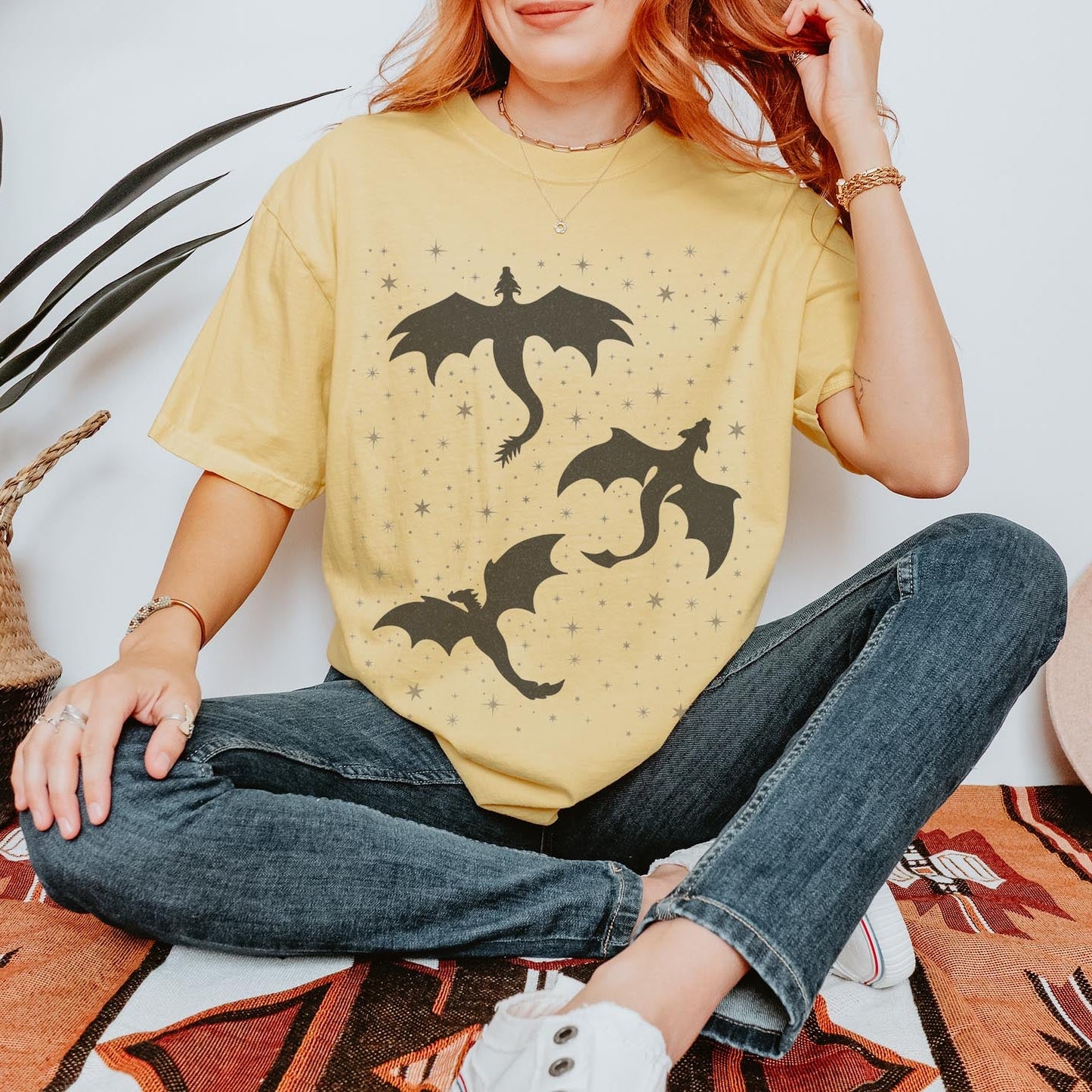 Celestial Dragons Comfort Colors TShirt - Esdee