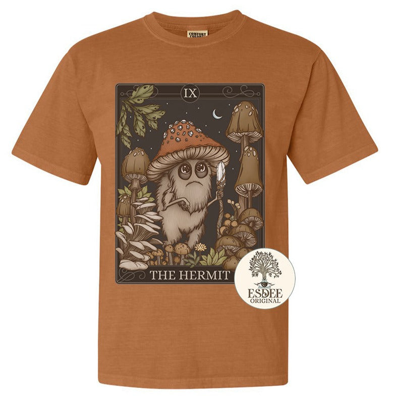 The Hermit Tarot Card Unisex Comfort Colors TShirt -Esdee