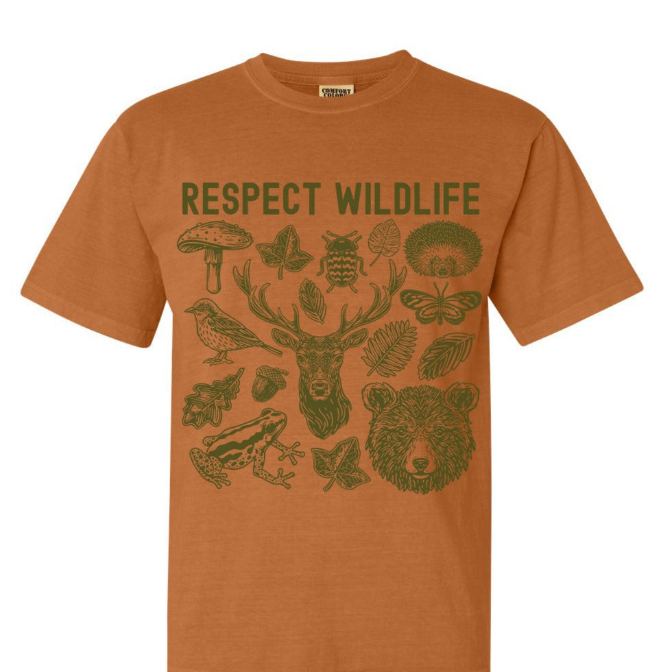 Respect Wildlife Unisex Comfort Colors T-shirt - Esdee