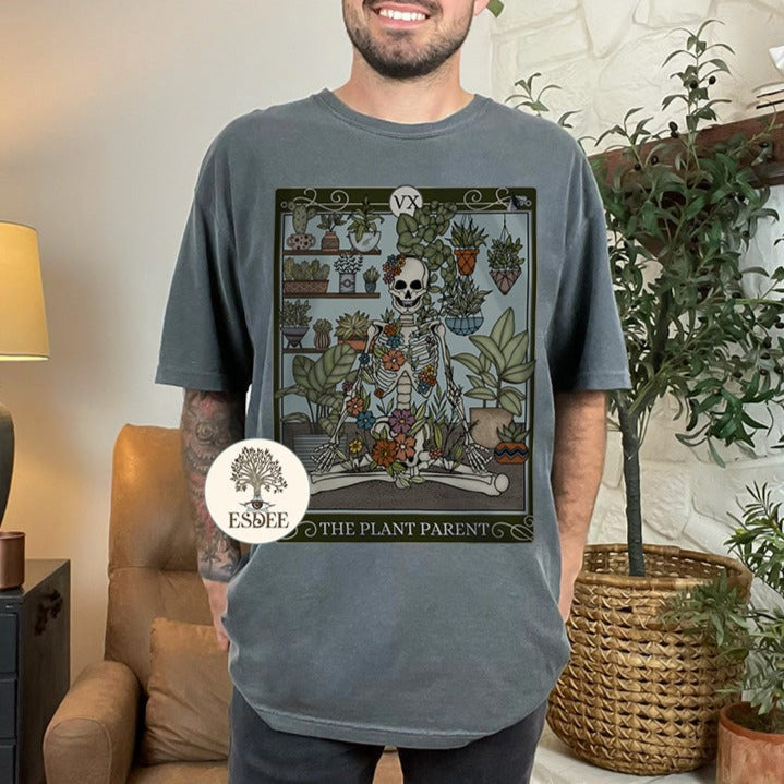 Plant Parent Tarot Card Comfort Colors TShirt - Esdee