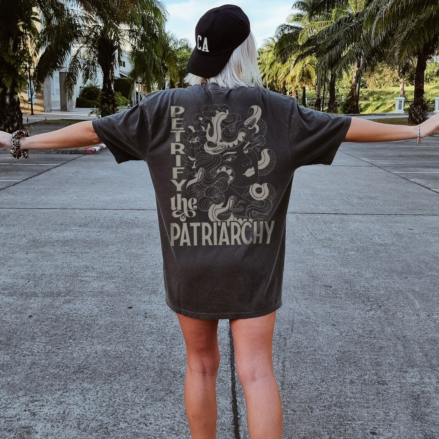 Petrify the Patriarchy Unisex Garment-Dyed T-shirt - Esdee