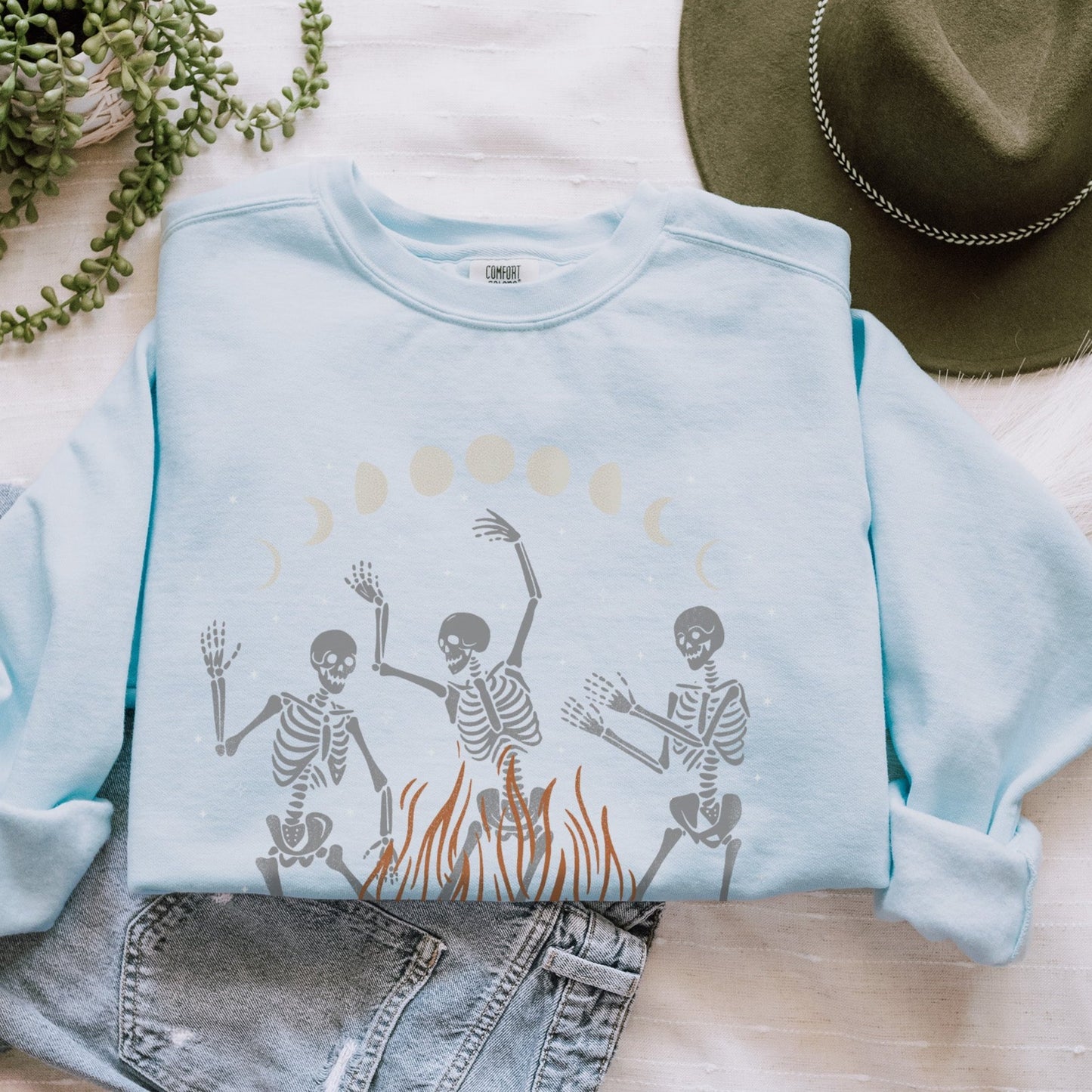 Skeleton Dance Comfort Colors Sweatshirt - Esdee