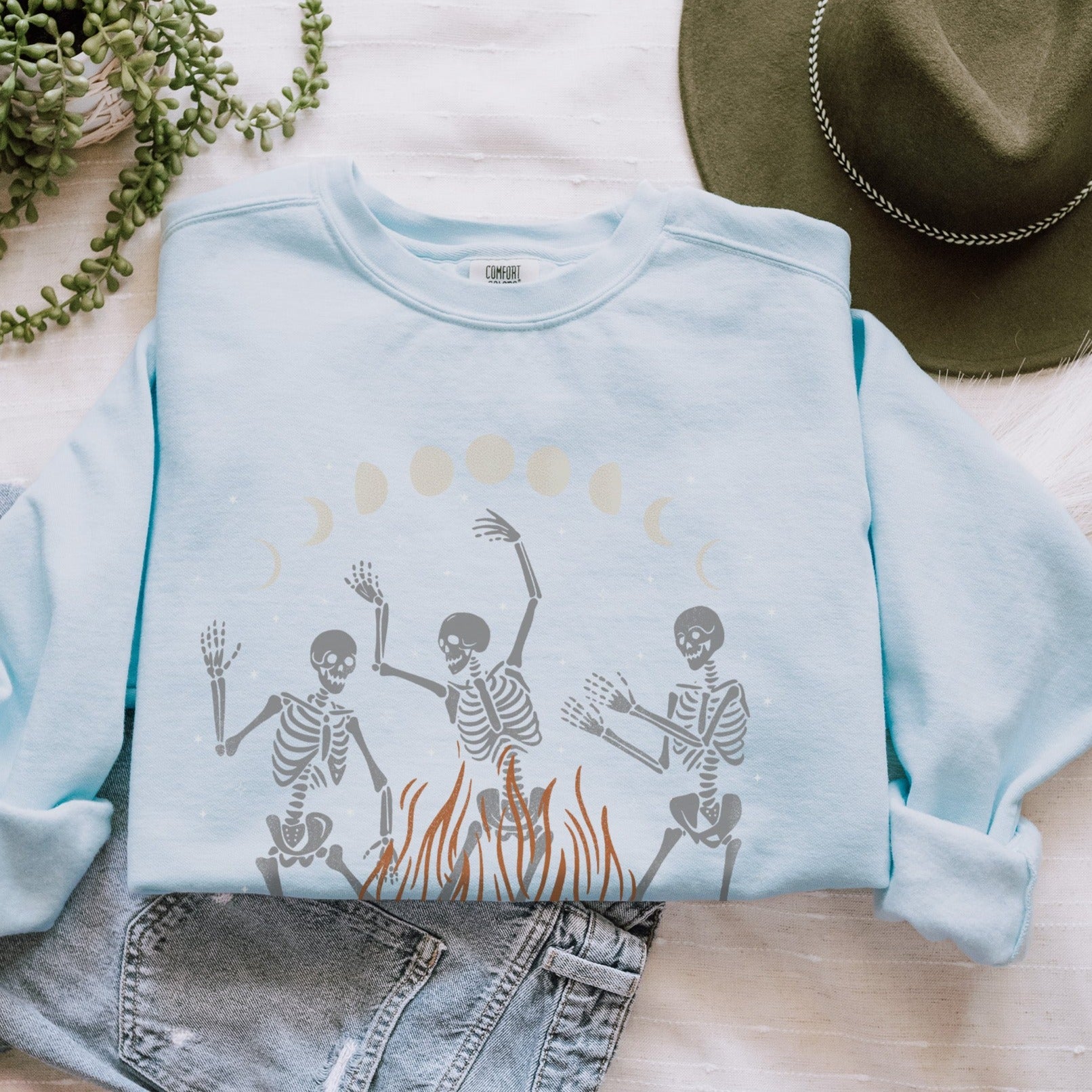 Skeleton Dance Comfort Colors Sweatshirt - Esdee