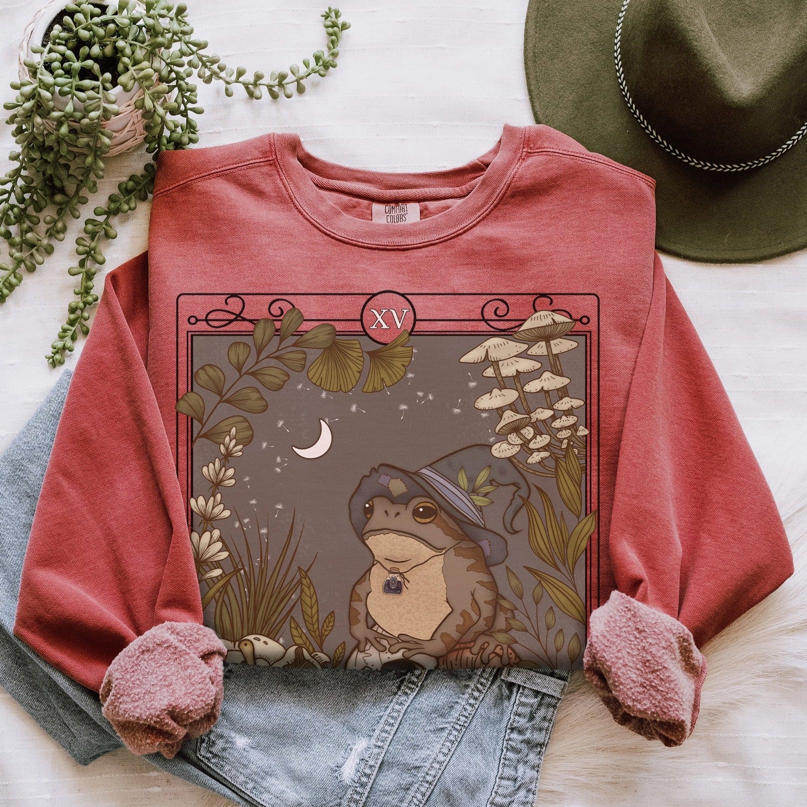 The Wizard Tarot Card Comfort Colors Sweatshirt - Esdee