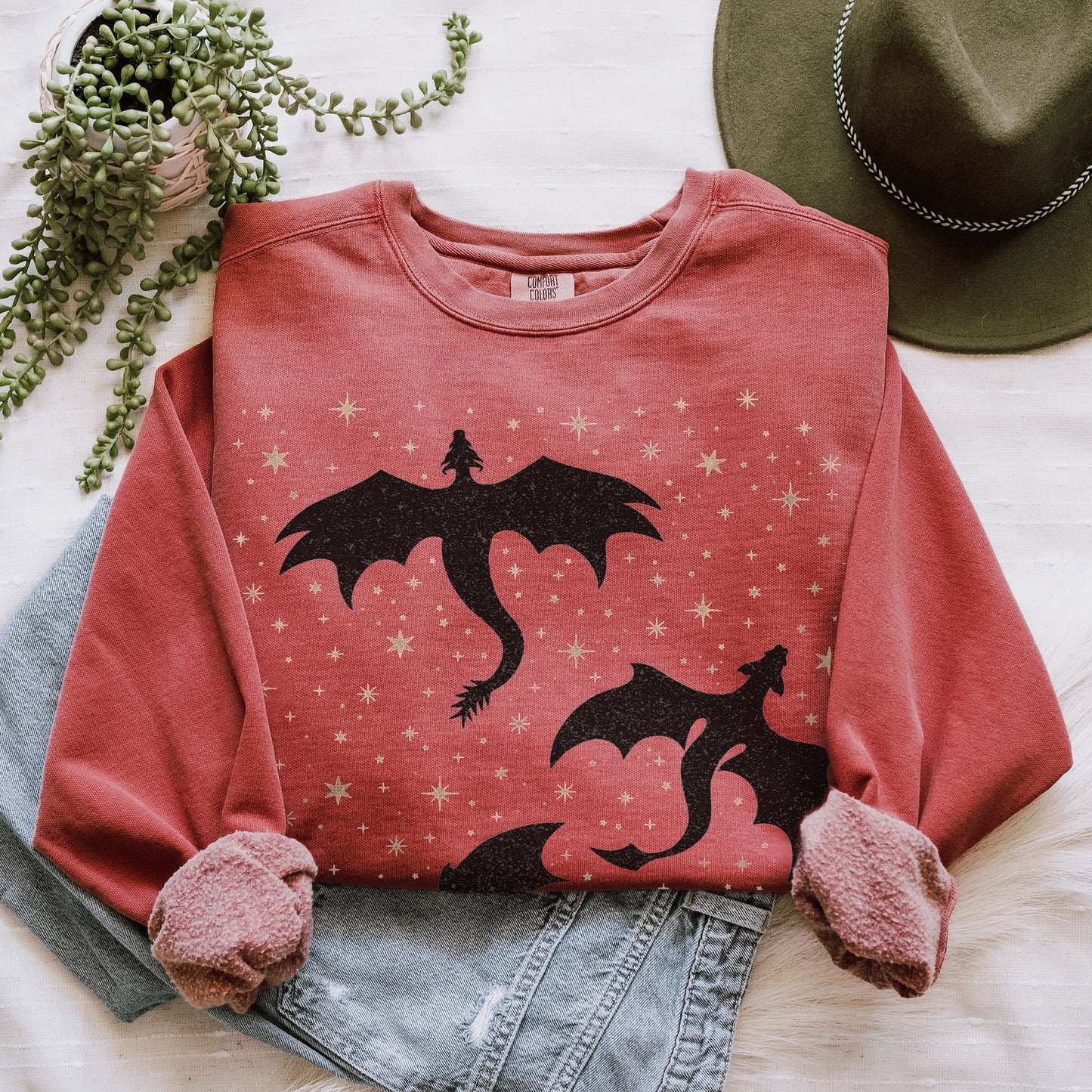 Celestial Dragons Comfort Colors Sweatshirt - Esdee