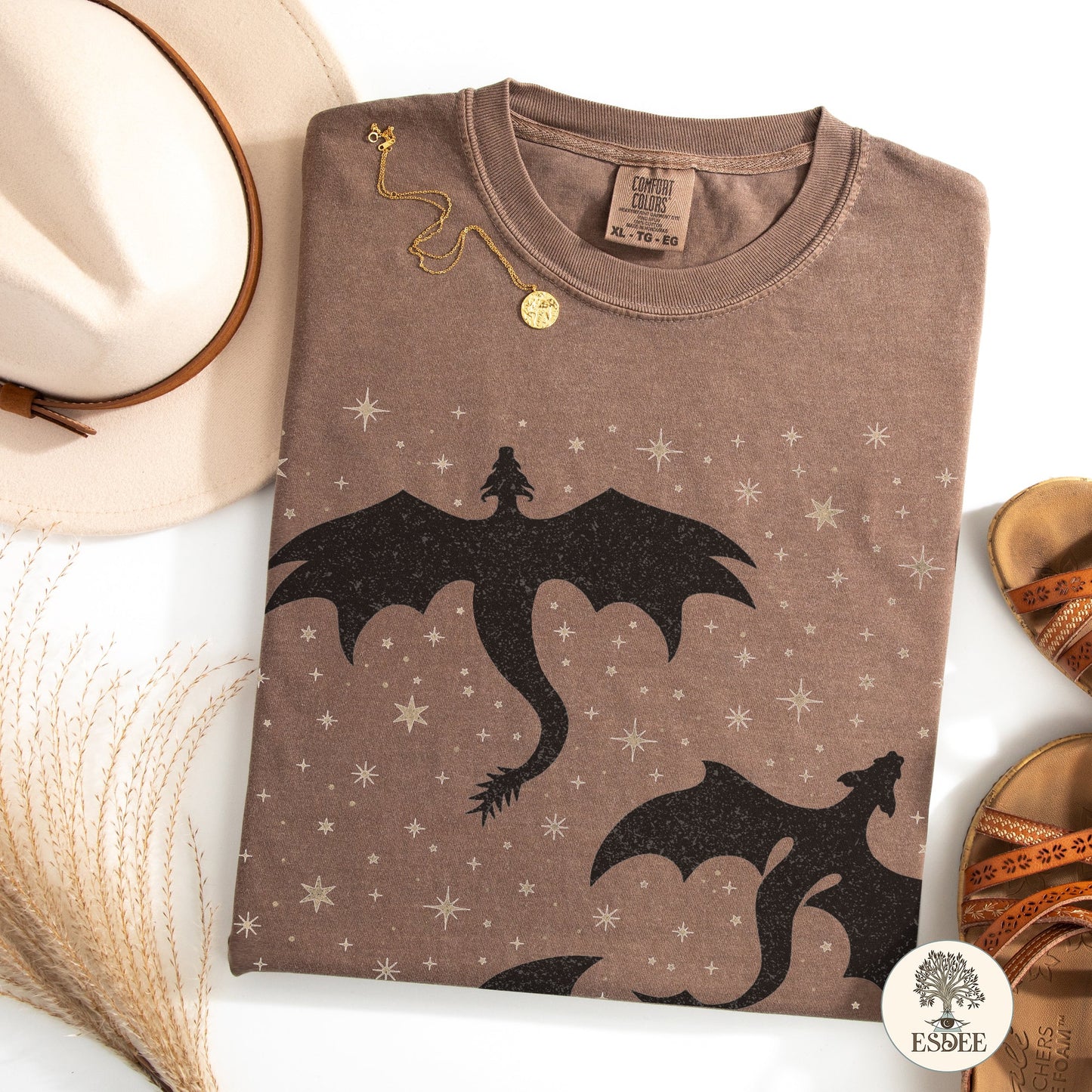 Celestial Dragons Comfort Colors TShirt - Esdee