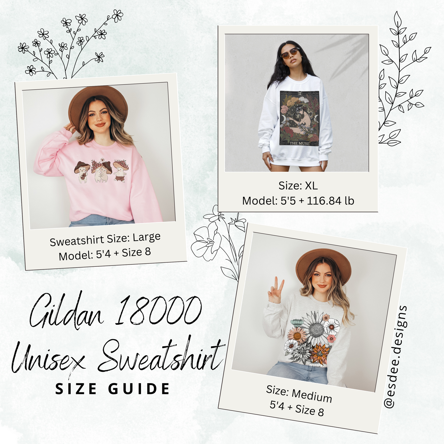 Bee Tarot Card Unisex Crewneck Comfort Colors Sweatshirt