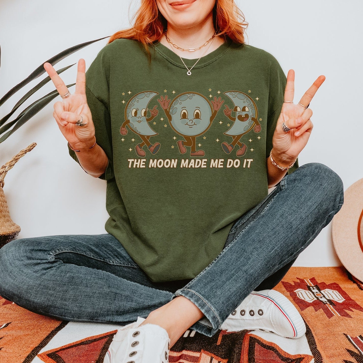 The Moon Made Me Unisex Comfort Colors TShirt - Esdee