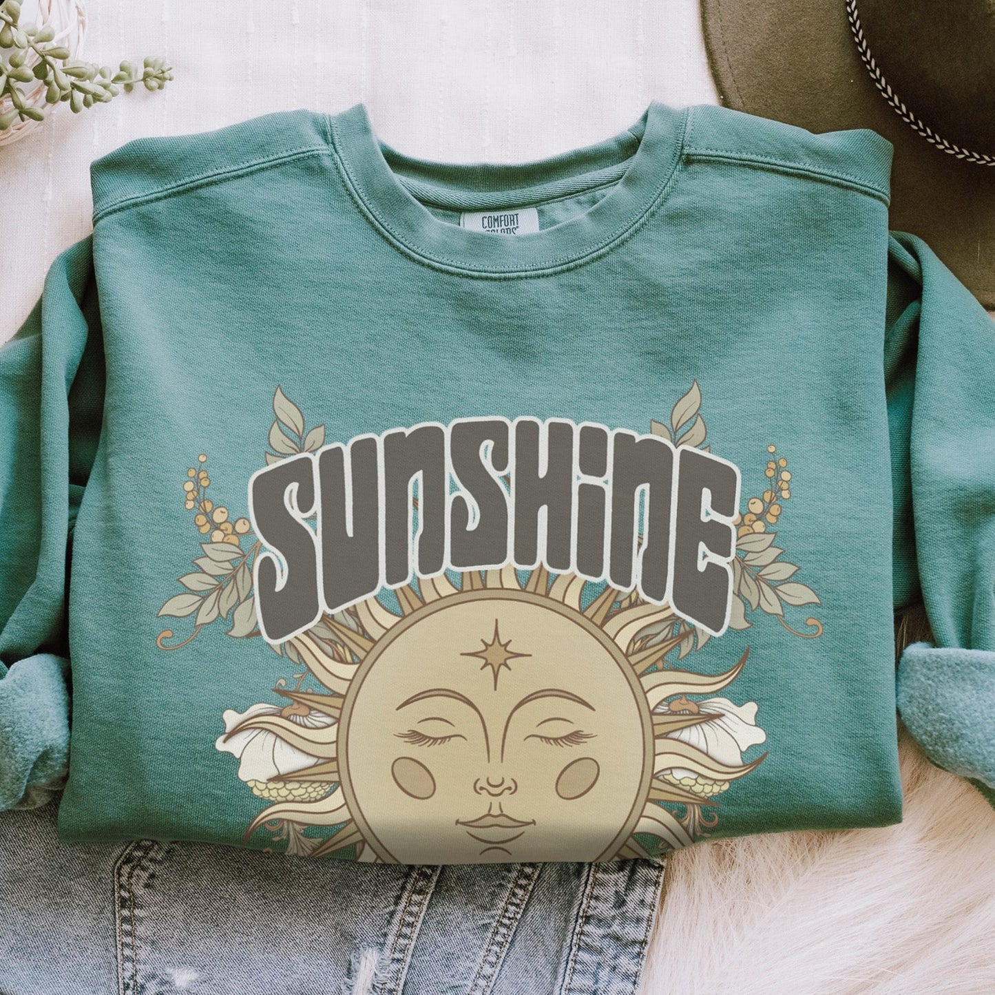 Sunshine in my Soul Comfort Colors Sweatshirt - Esdee