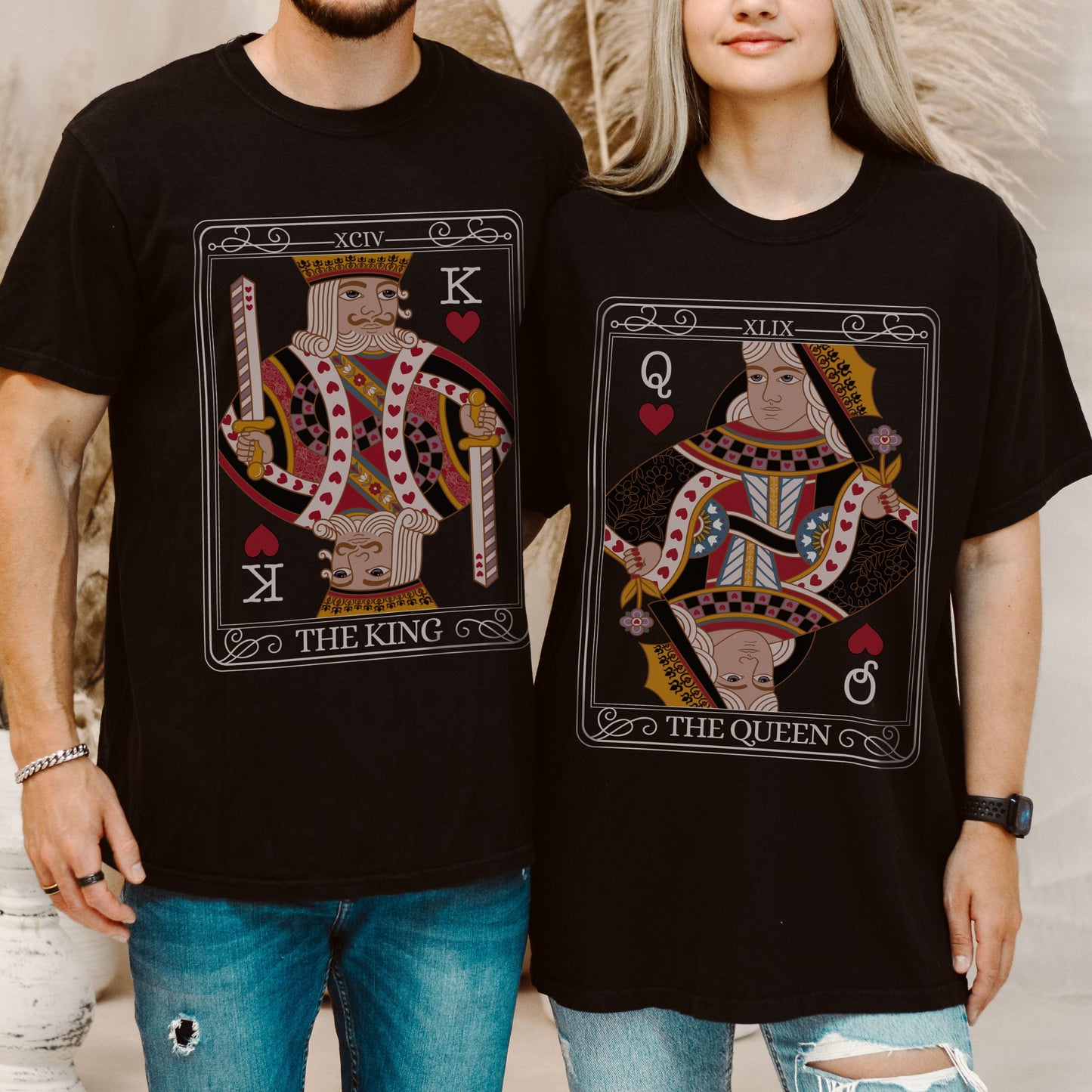 The King Tarot Card Comfort Colors TShirt - Esdee