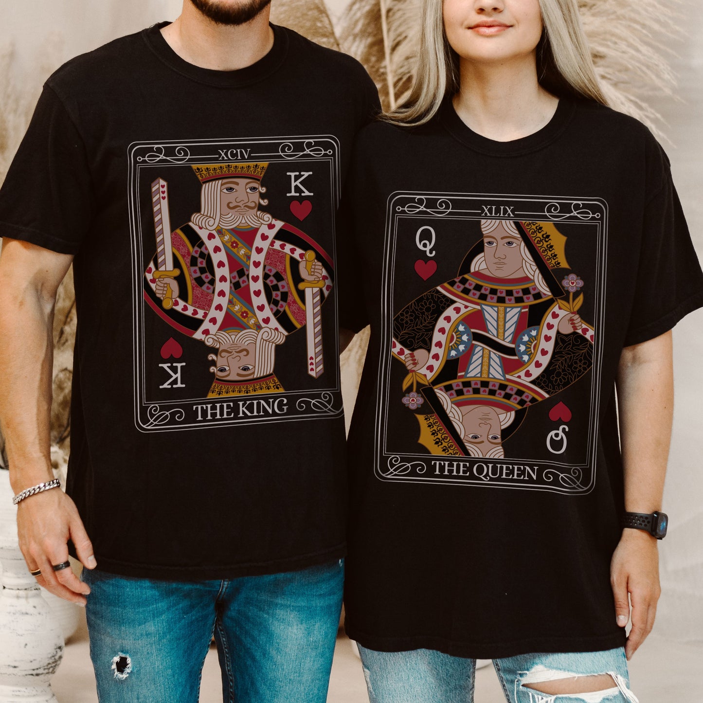 The Queen Tarot Card Comfort Colors TShirt - Esdee