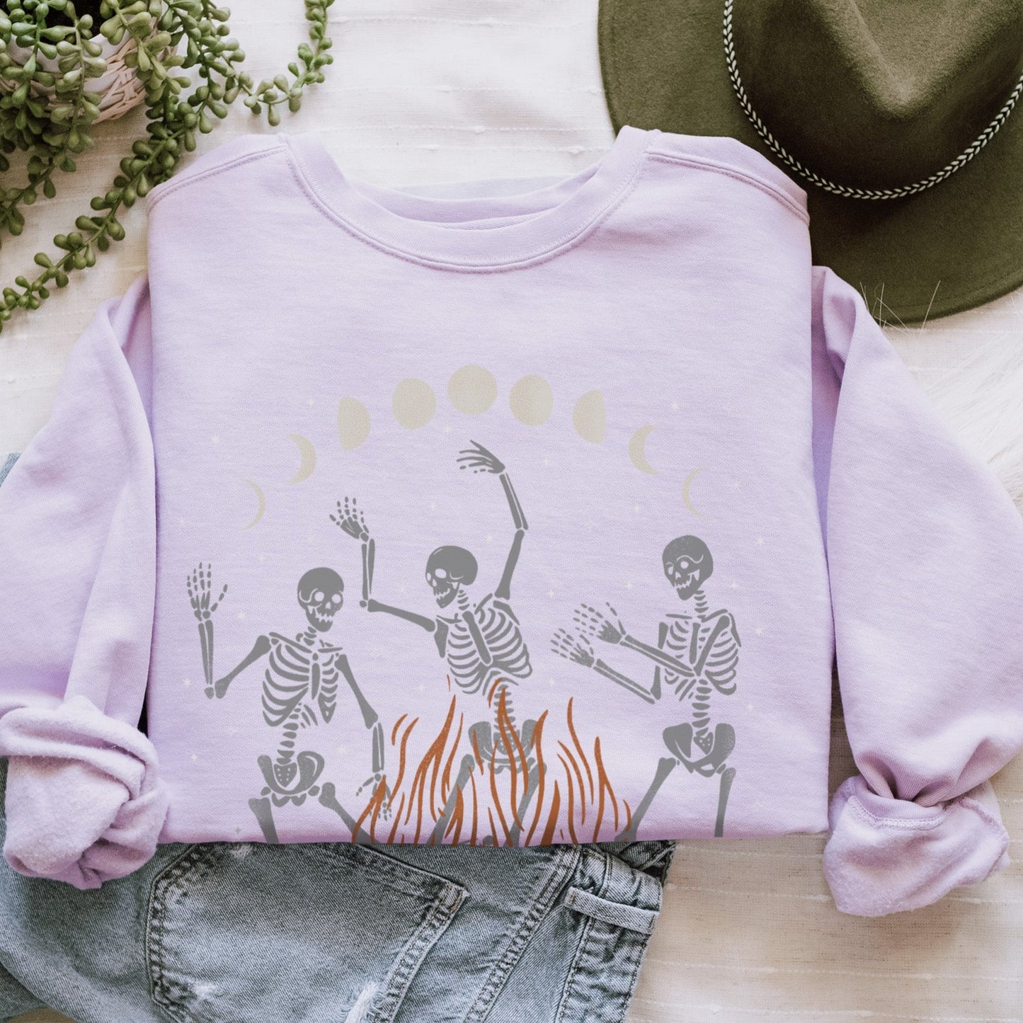 Skeleton Dance Comfort Colors Sweatshirt - Esdee