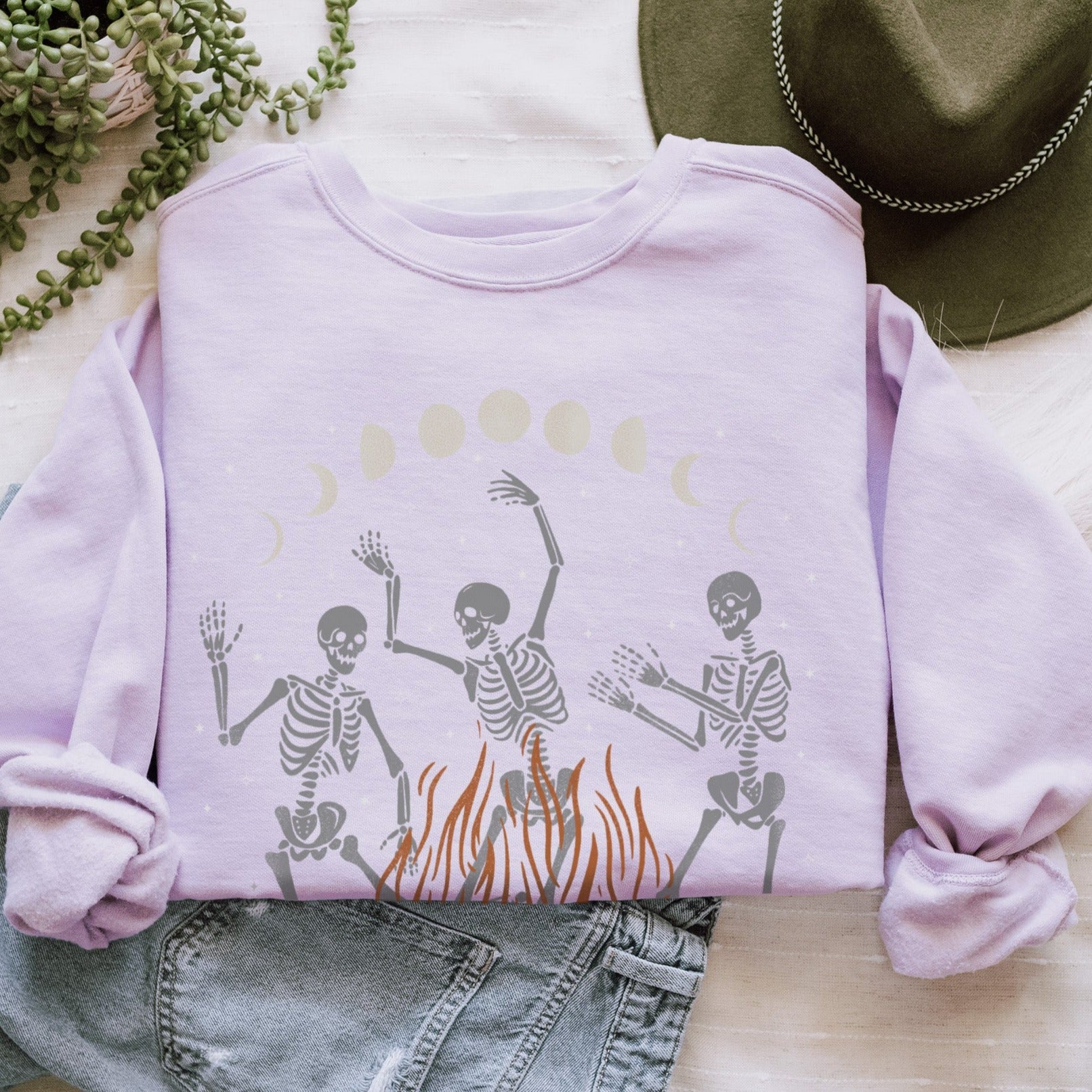 Skeleton Dance Comfort Colors Sweatshirt - Esdee