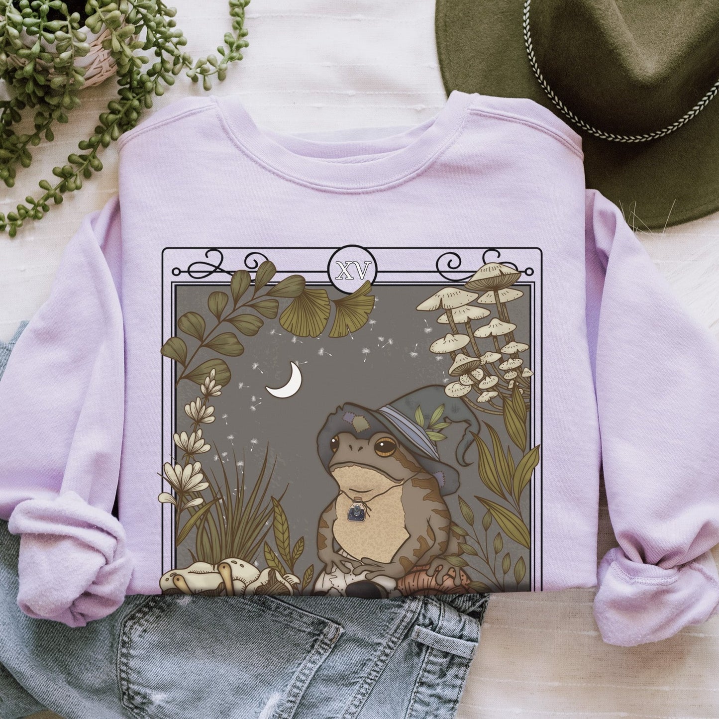 The Wizard Tarot Card Comfort Colors Sweatshirt - Esdee