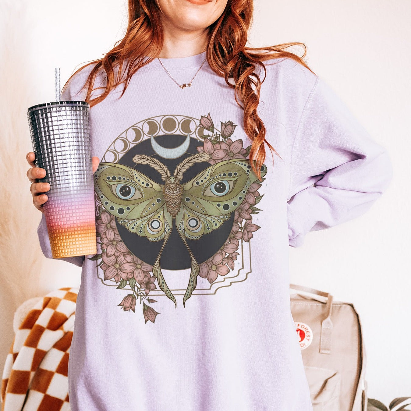 Luna Moth Comfort Colors Sweatshirt - Esdee