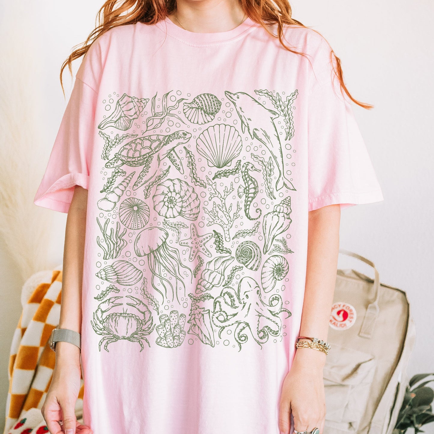 Ocean Sea Life Comfort Colors Sweatshirt -Esdee