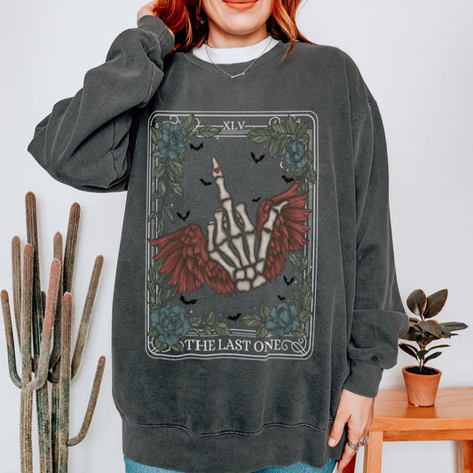 Last One Tarot Card Unisex Comfort Colors Sweatshirt - Esdee