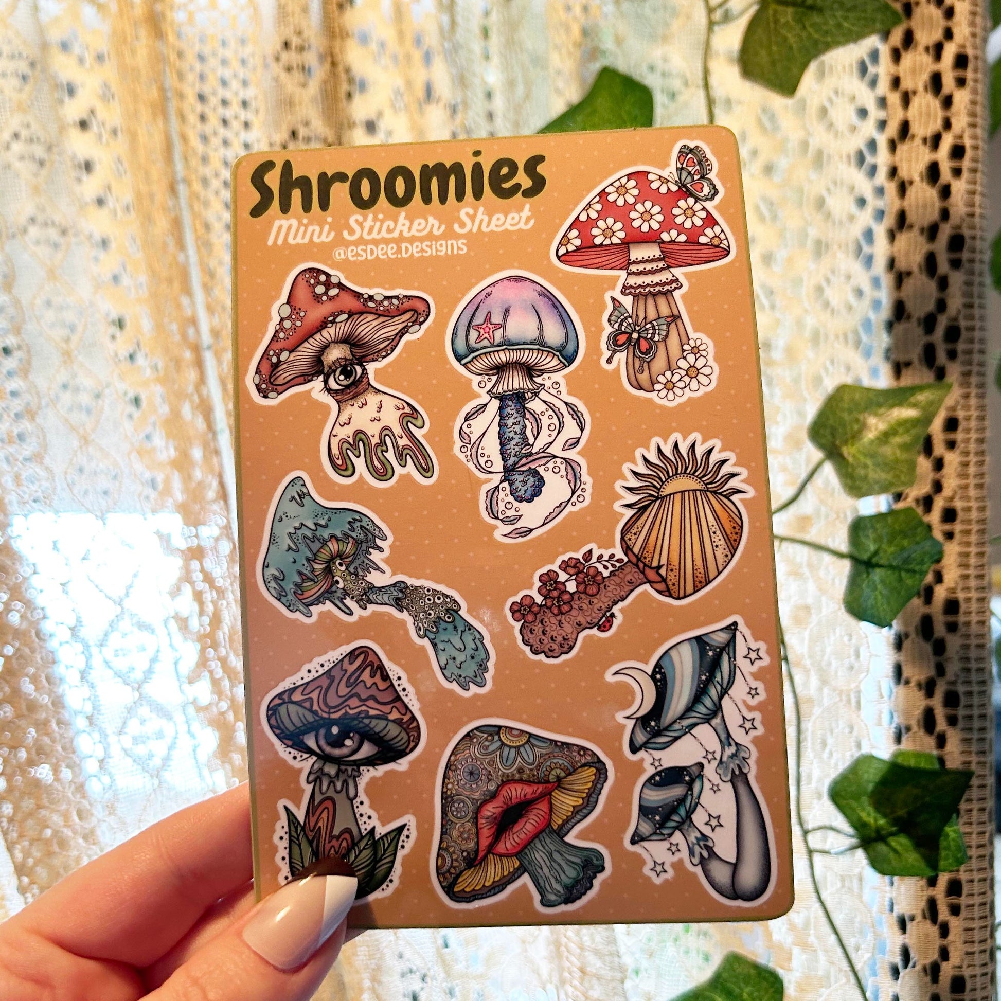 Shroomies Sticker Sheet - Esdee