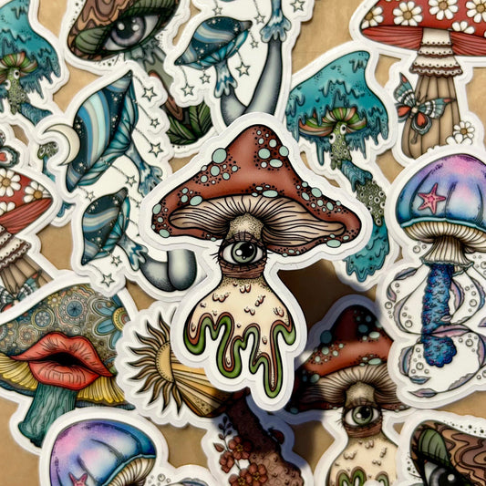Shroomie Die-Cut Stickers - Esdee