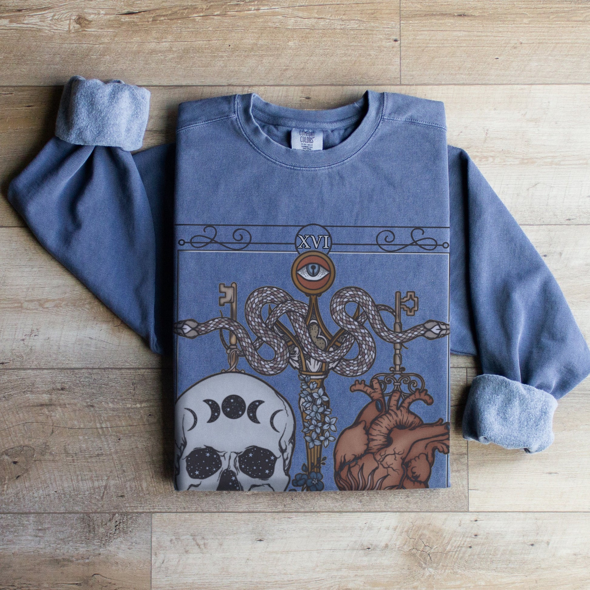 Judgement Tarot Card Comfort Colors Sweatshirt - Esdee