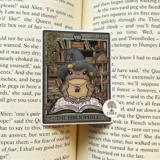 The Bibliophile Tarot Card Sticker - Esdee