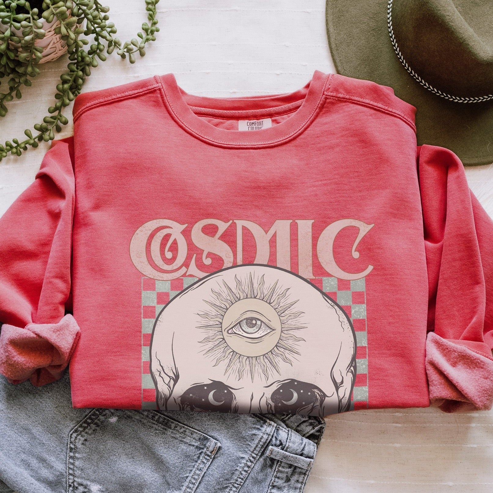 Cosmic Dreamer Comfort Colors Sweatshirt