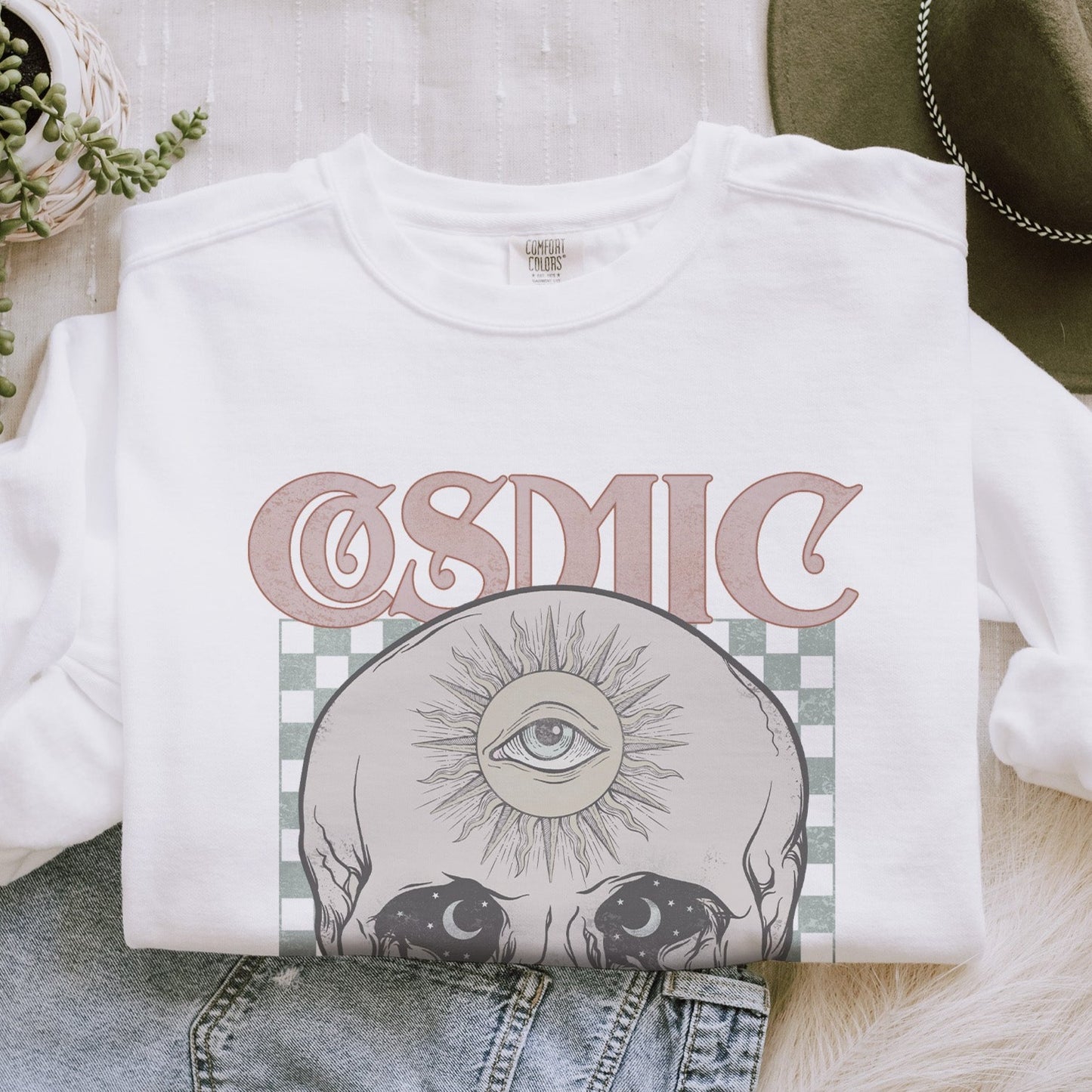 Cosmic Dreamer Comfort Colors Sweatshirt