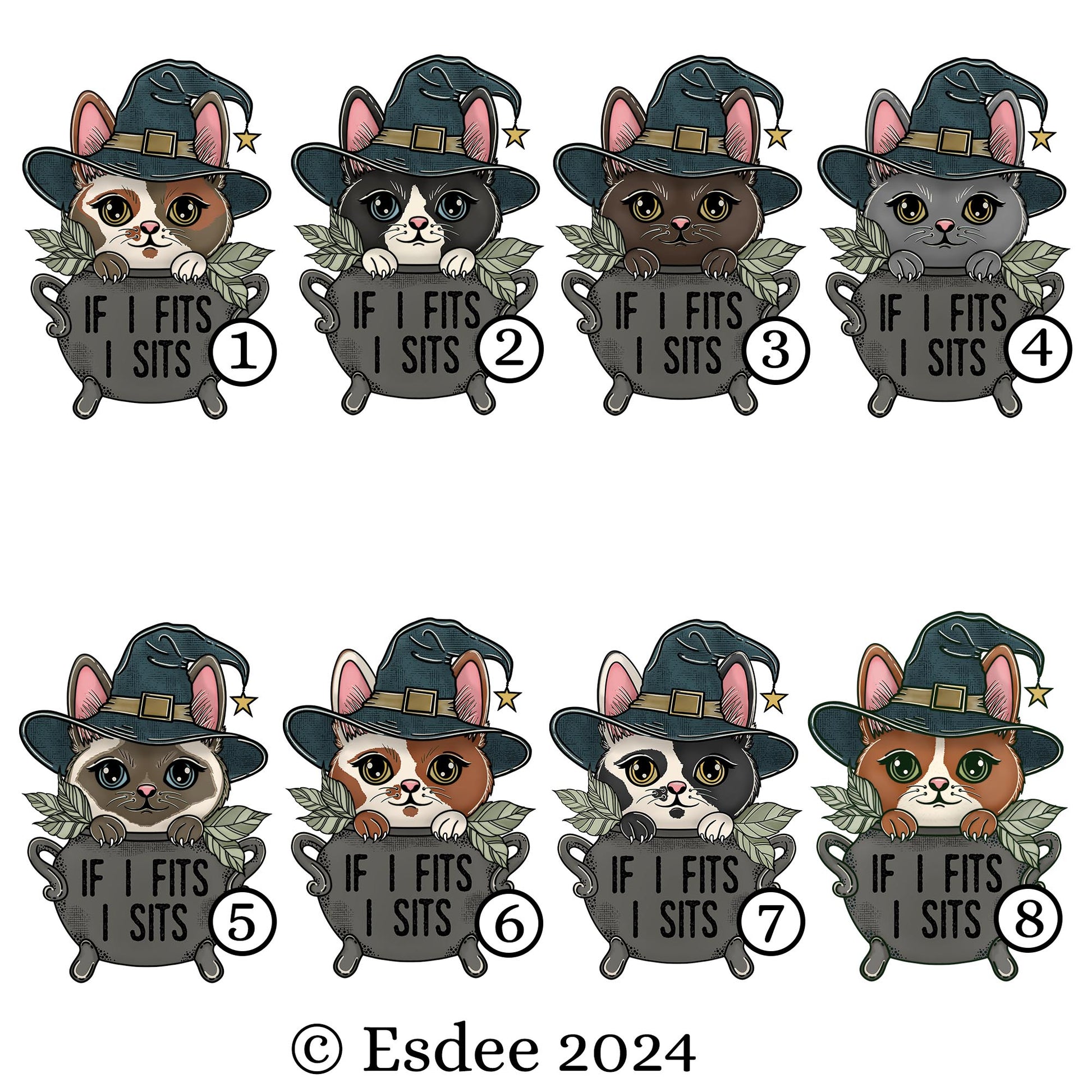 Cute Cat Sticker - Esdee