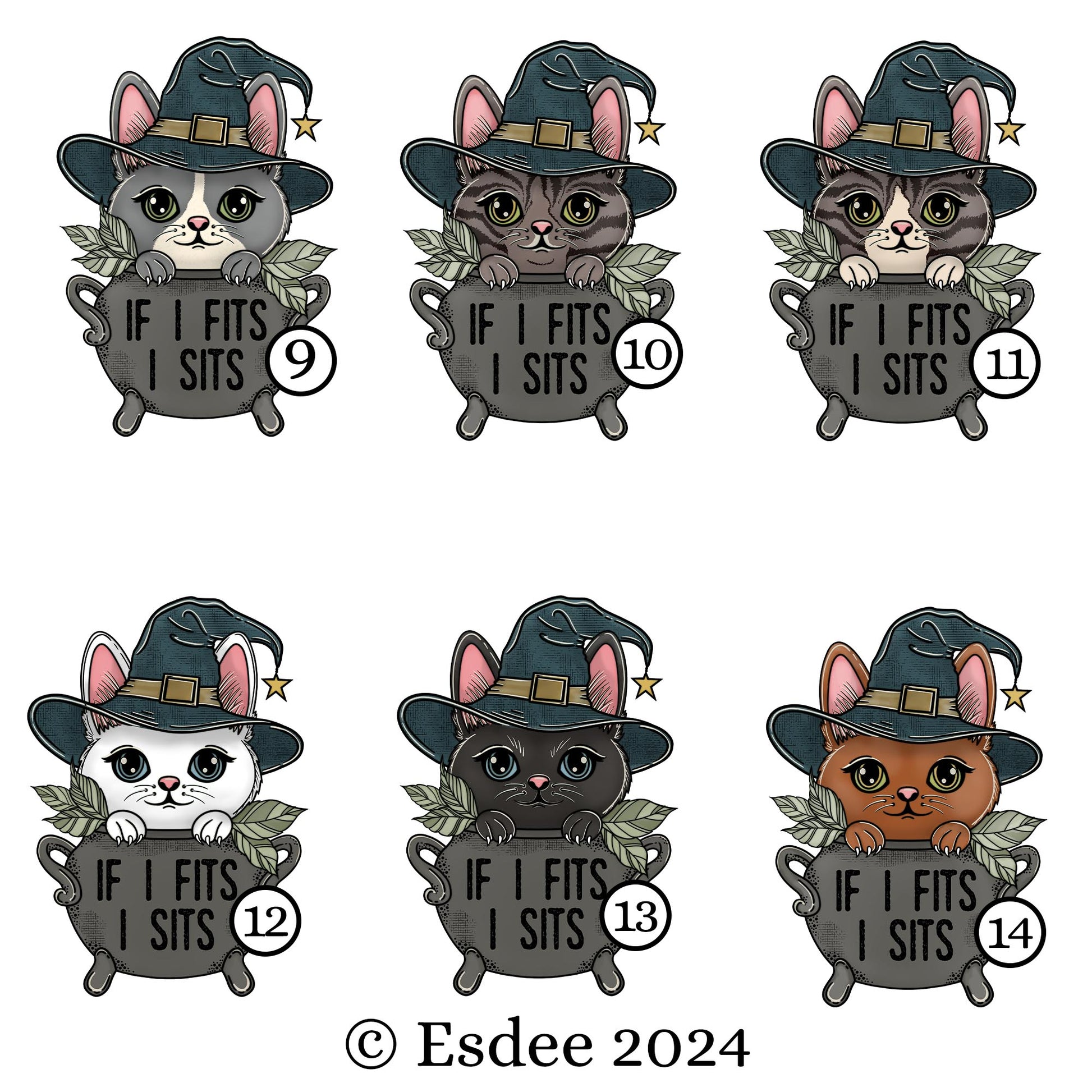 Cute Cat Sticker - Esdee