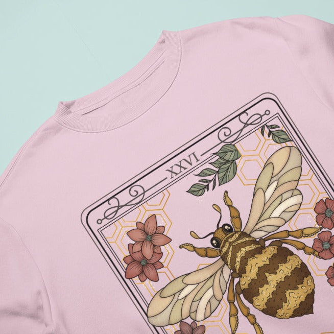 Bee Tarot Card Unisex Crewneck Sweatshirt - Esdee
