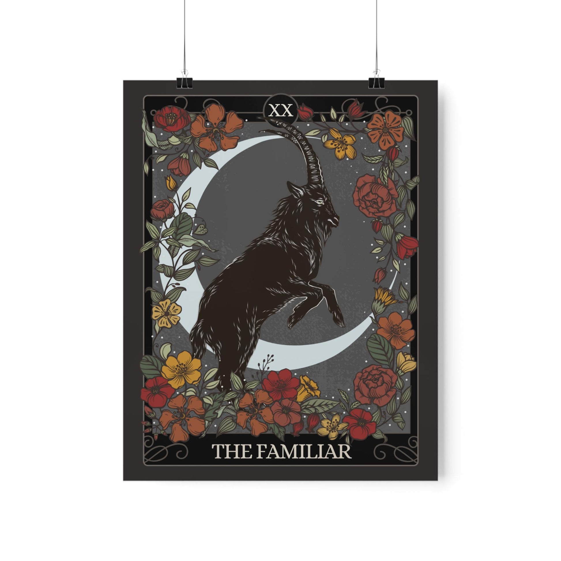 Custom Familiar Tarot Card Poster - Esdee