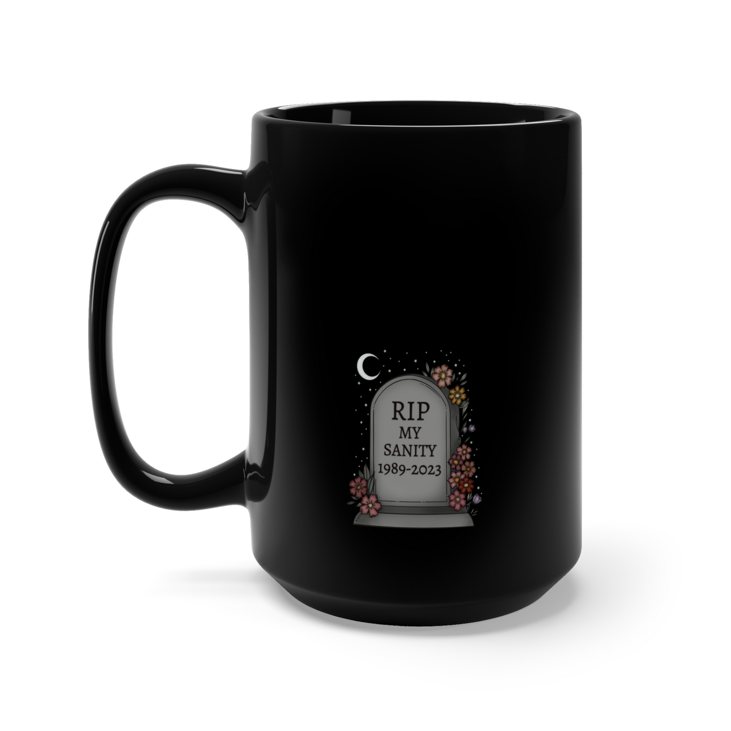 Custom Ghost 15oz Black Mug -Esdee